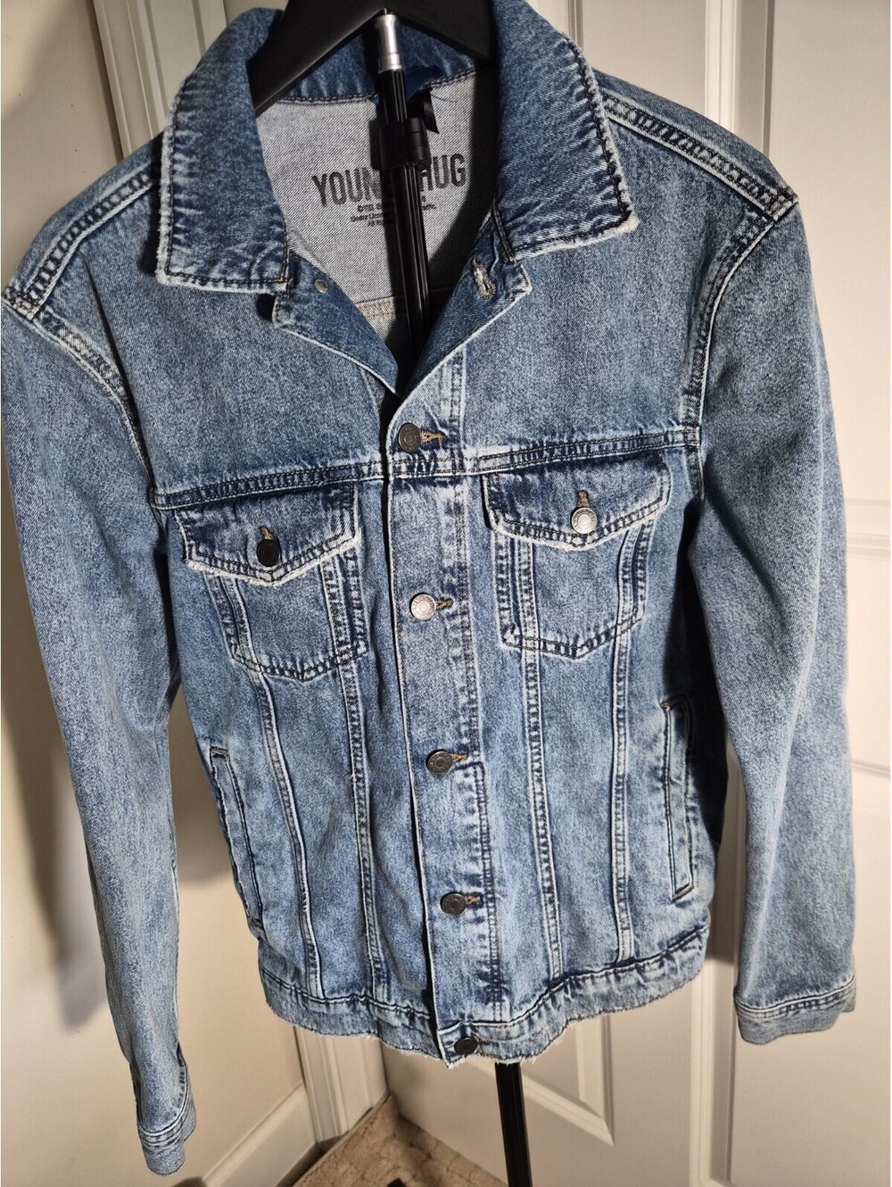 Men's YOUNG THUG Cherub YSL Denim Jacket SMALL